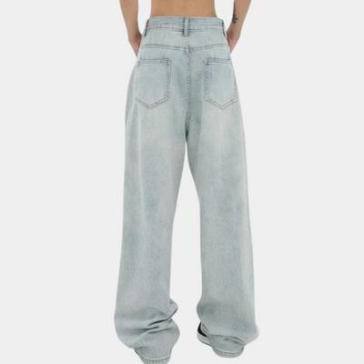 Evangeline™ Denim Jeans Baggy Bukser Dame