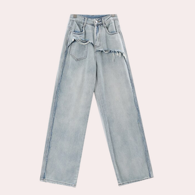 Evangeline™ Denim Jeans Baggy Bukser Dame