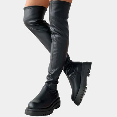 Ashley | Stylish Høje Støvler