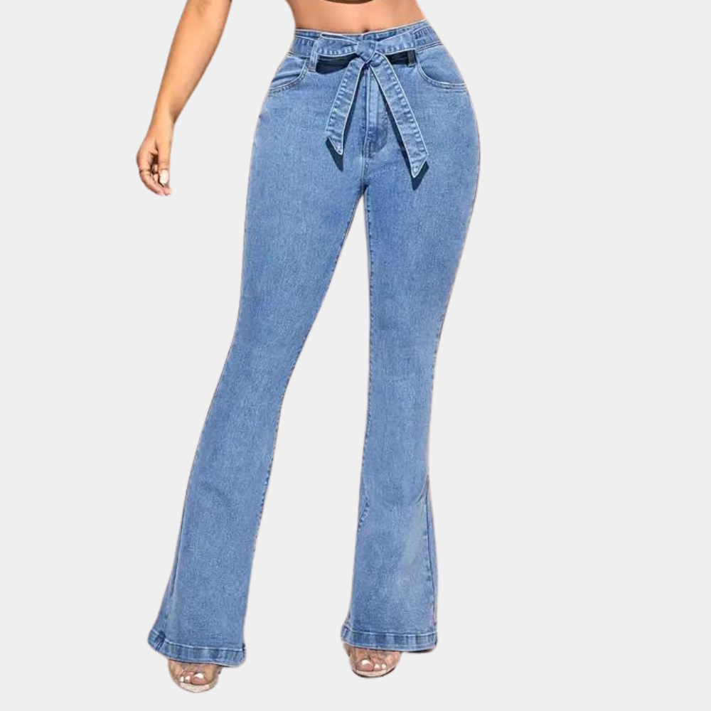 Beatrice™ Denim Jeans Flared Bukser Dame