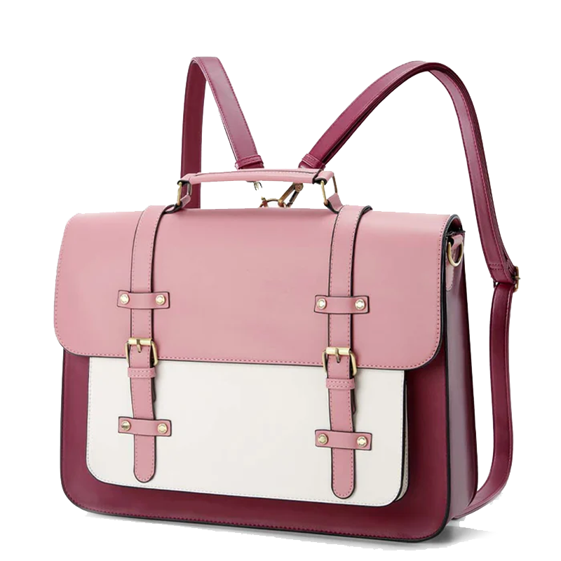 Zainetto Satchel Bicolore Chic - Stil og Alsidighed