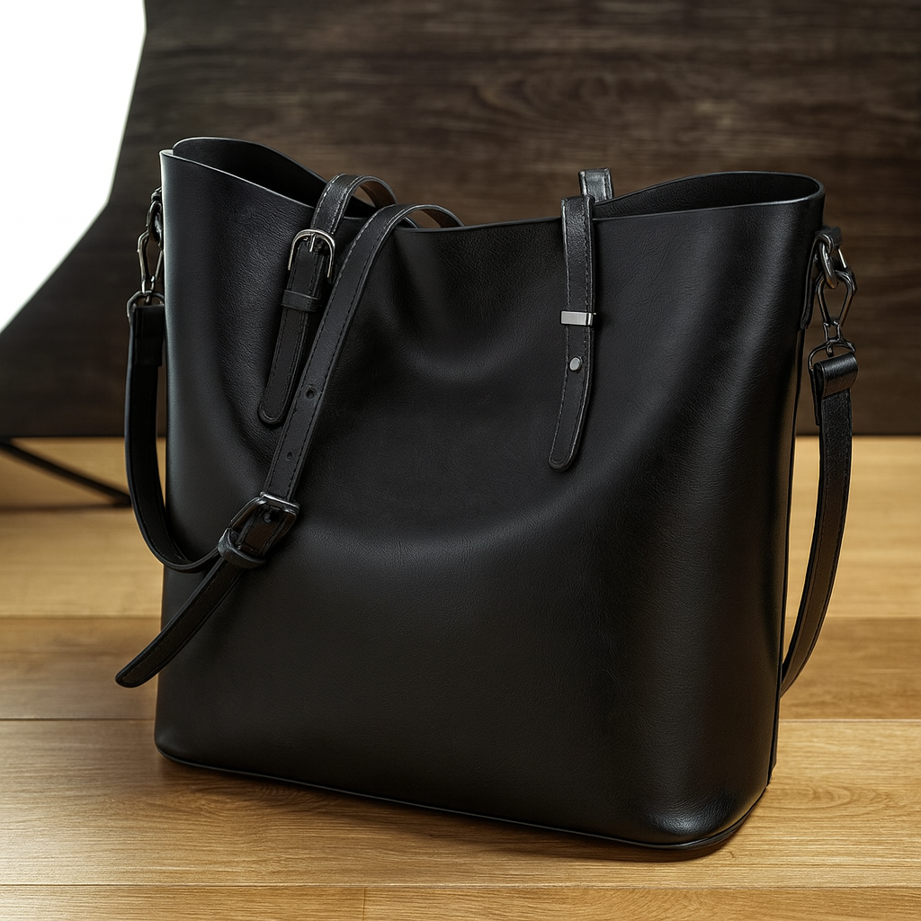 La Preferita di Nicole – Vintage Læder Skuldertaske