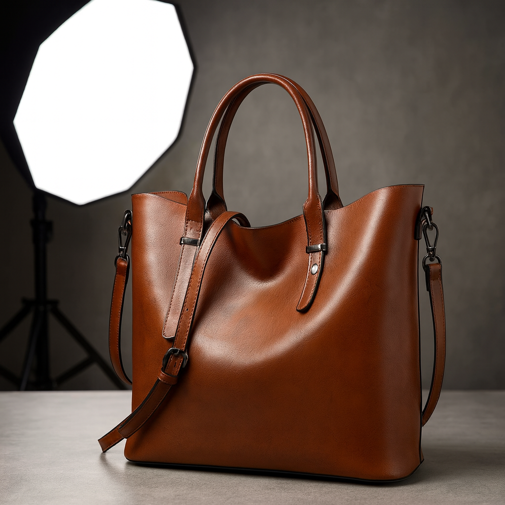 La Preferita di Nicole – Vintage Læder Skuldertaske