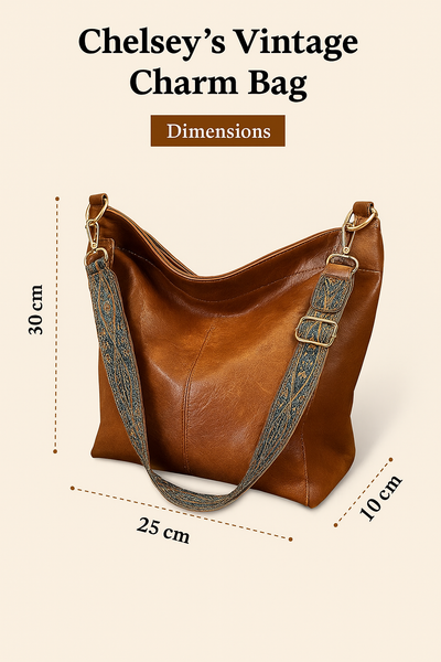 Chelsey Vintage Charme | Skuldertaske i Læder