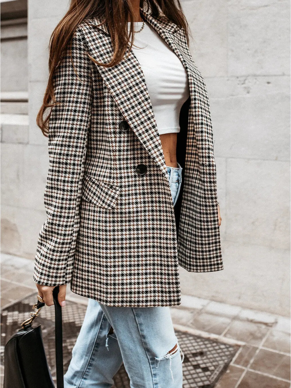 Karina | Ternet Blazer Til Dame