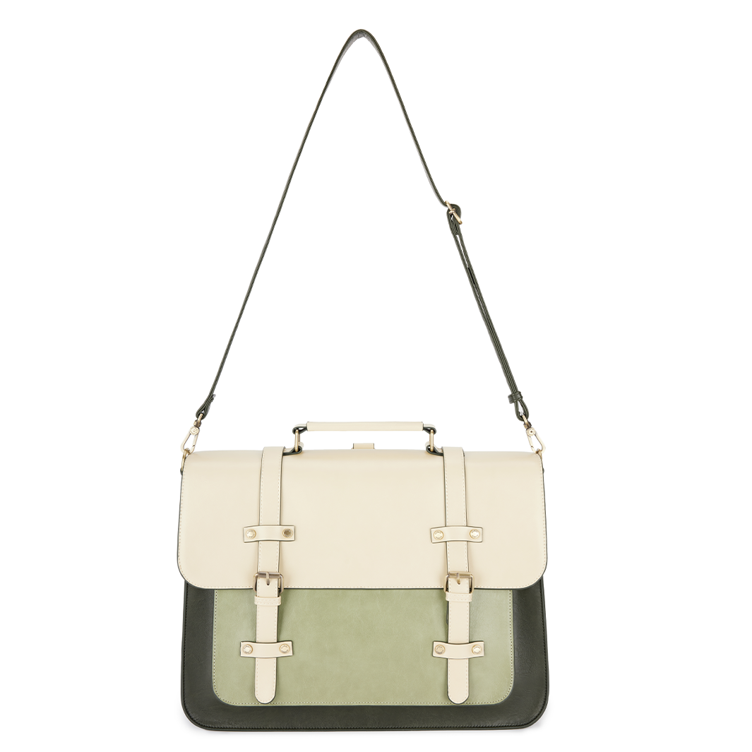 Zainetto Satchel Bicolore Chic - Stil og Alsidighed