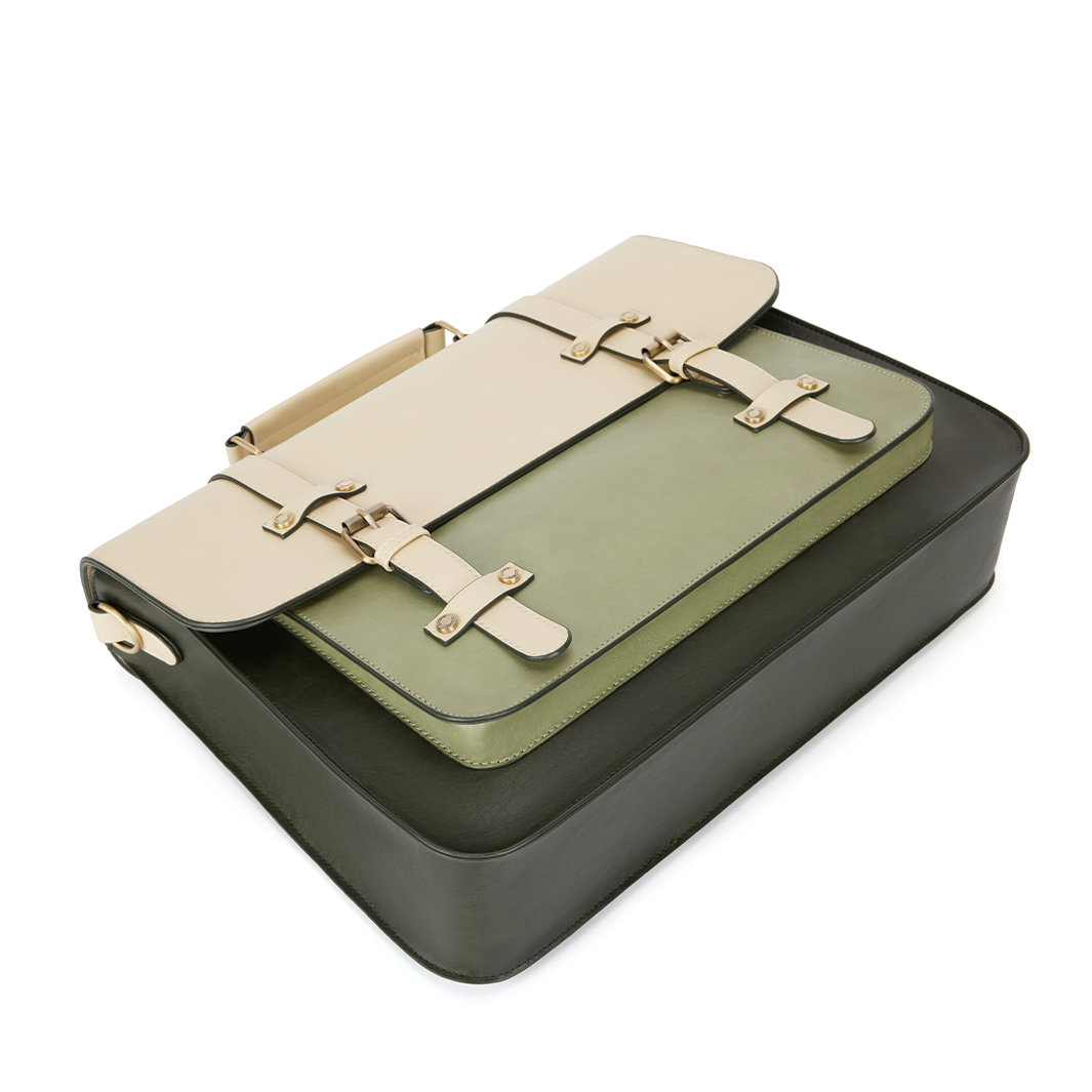 Zainetto Satchel Bicolore Chic - Stil og Alsidighed