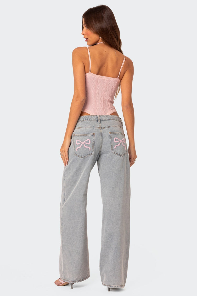 Lena | Denim Jeans Chic Bukser Dame