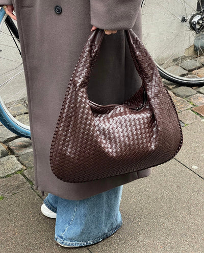 Valentina | Tote Bag Håndvævet i Rød