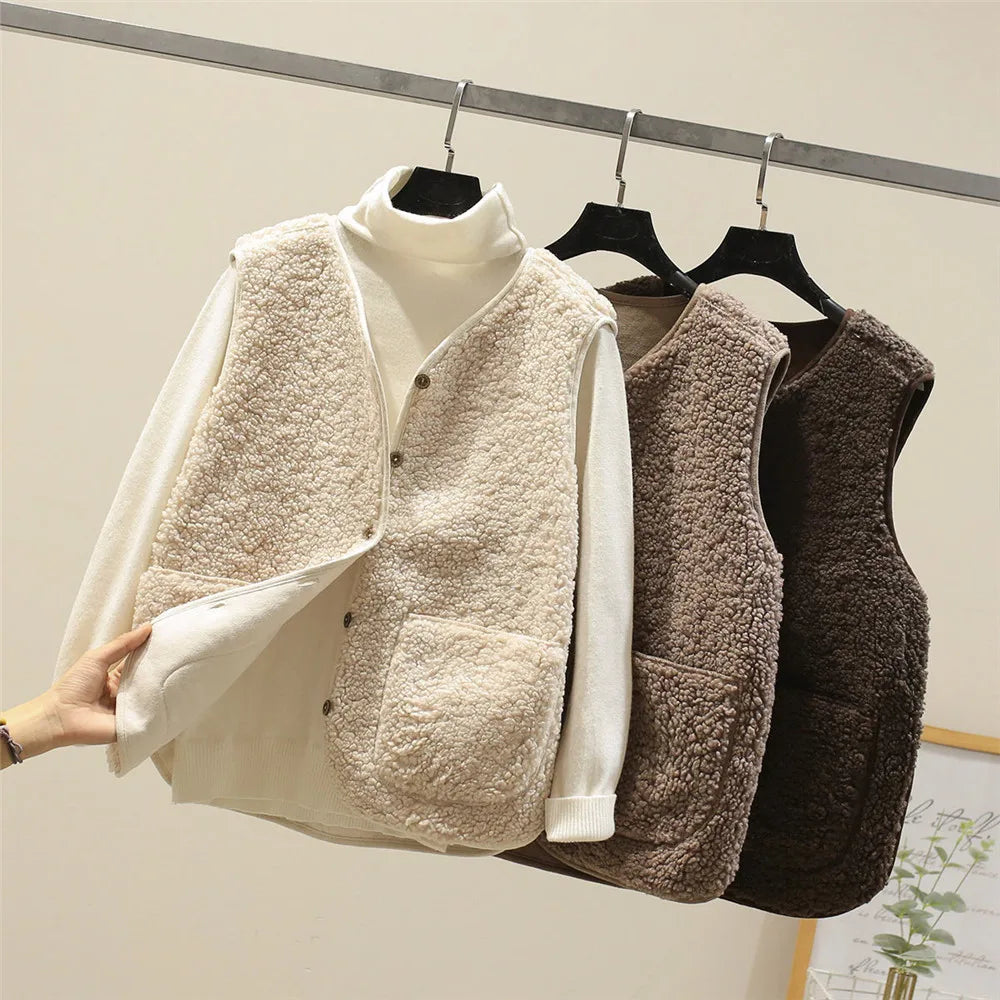 Luna® | Varm cardigan til efterår & vinter – Fleece Dame