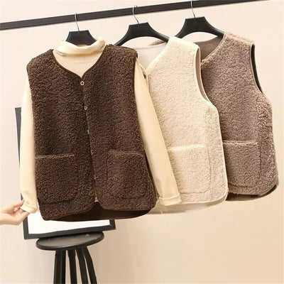 Luna® | Varm cardigan til efterår & vinter – Fleece Dame