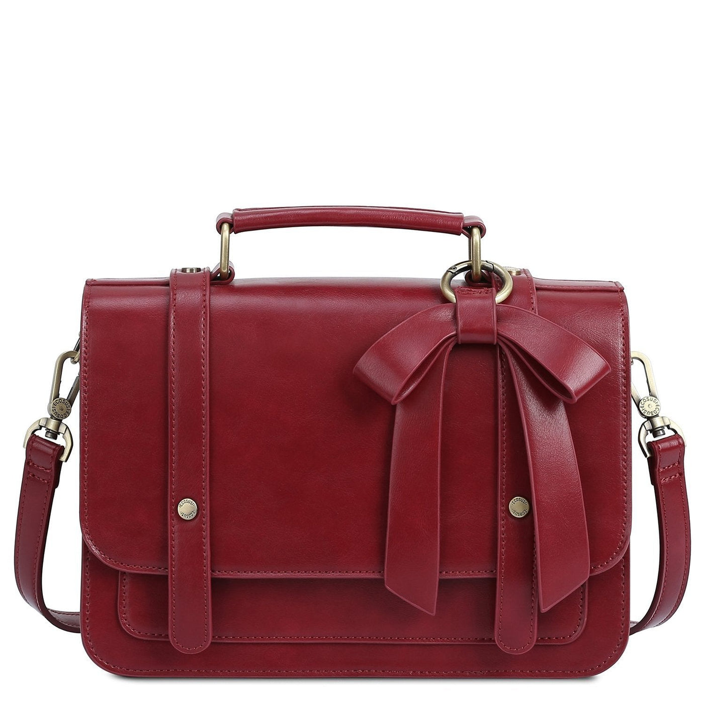 Satchel med Sløjfedetalje - Tidløs Elegance i Sort og Grå