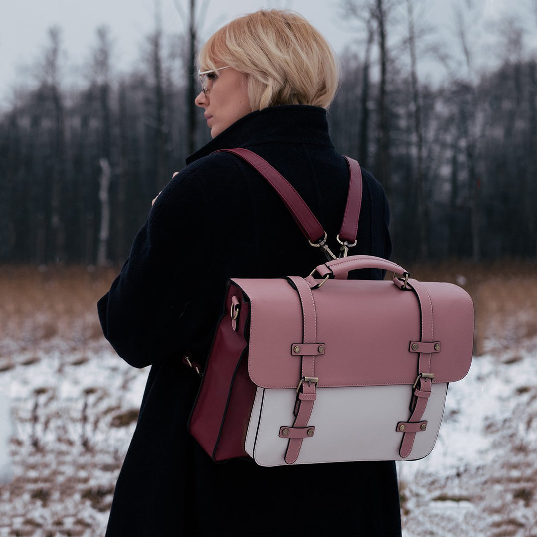 Zainetto Satchel Bicolore Chic - Stil og Alsidighed