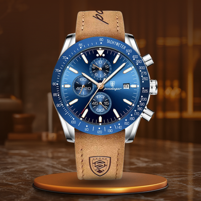 Lysende Dato Chronograf Ur