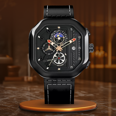 Luksus Kvarts Chronograf Ur