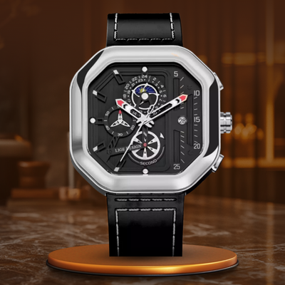 Luksus Kvarts Chronograf Ur