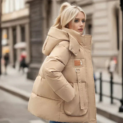 Ella I Vandtæt Dunjakke Oversized Vinterjakke til Dame Pufferjakke