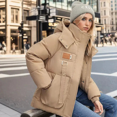 Ella I Vandtæt Dunjakke Oversized Vinterjakke til Dame Pufferjakke