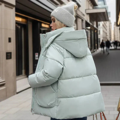 Ella I Vandtæt Dunjakke Oversized Vinterjakke til Dame Pufferjakke