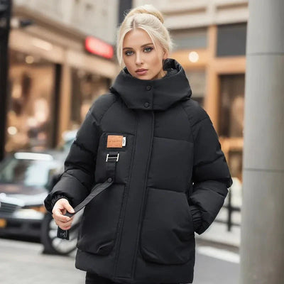 Ella I Vandtæt Dunjakke Oversized Vinterjakke til Dame Pufferjakke