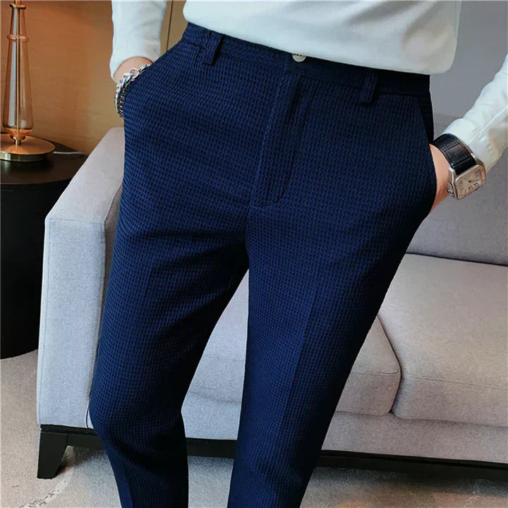 Helge | Stilfulde Slim-Fit Sorte Bukser