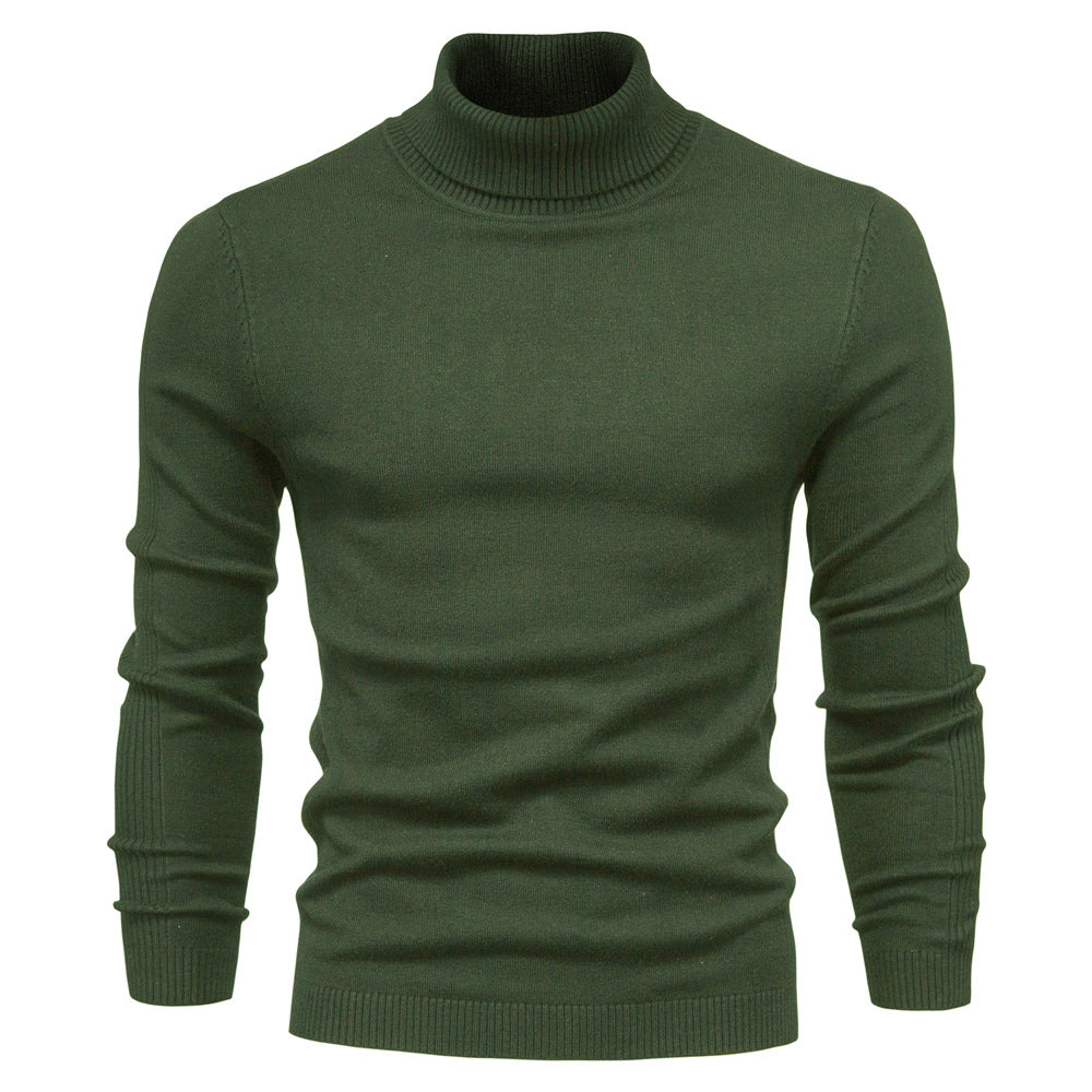 Blaine | Klassisk herre rullekrave trøje – elegant uld sweater