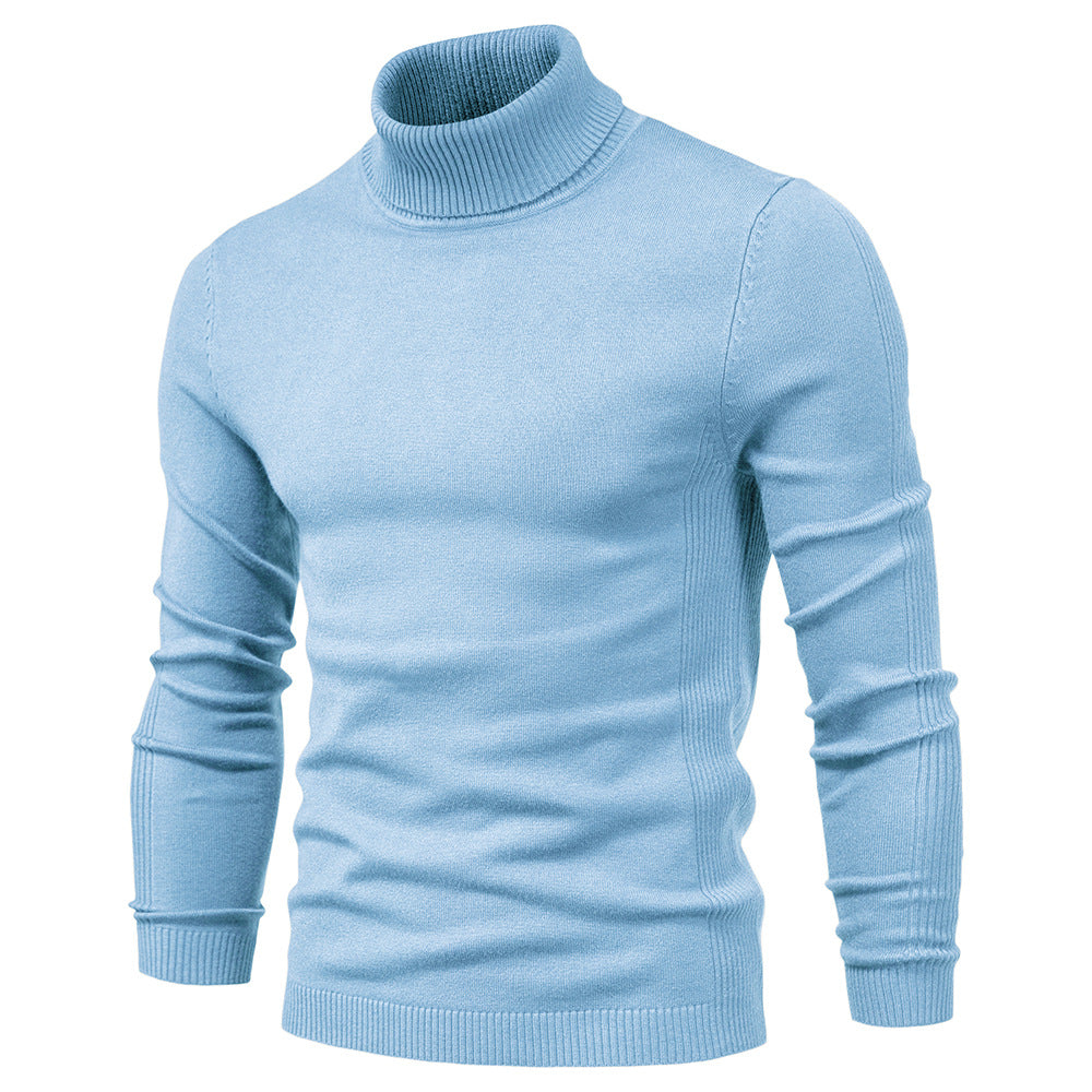 Blaine | Klassisk herre rullekrave trøje – elegant uld sweater