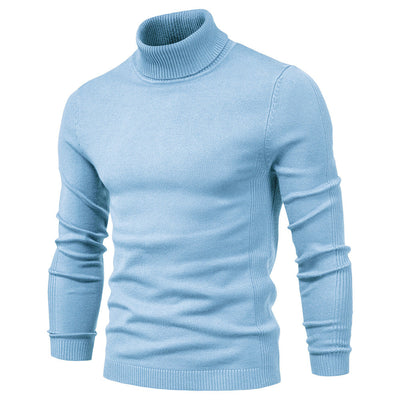 Blaine | Klassisk herre rullekrave trøje – elegant uld sweater