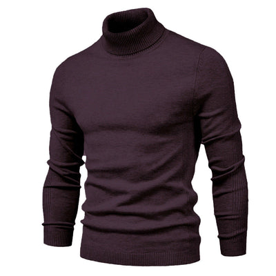 Blaine | Klassisk herre rullekrave trøje – elegant uld sweater