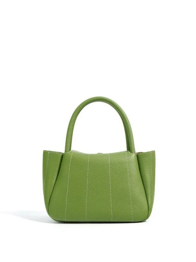 Beatrix – Elegant Grøn Minimalistisk Lædertaske