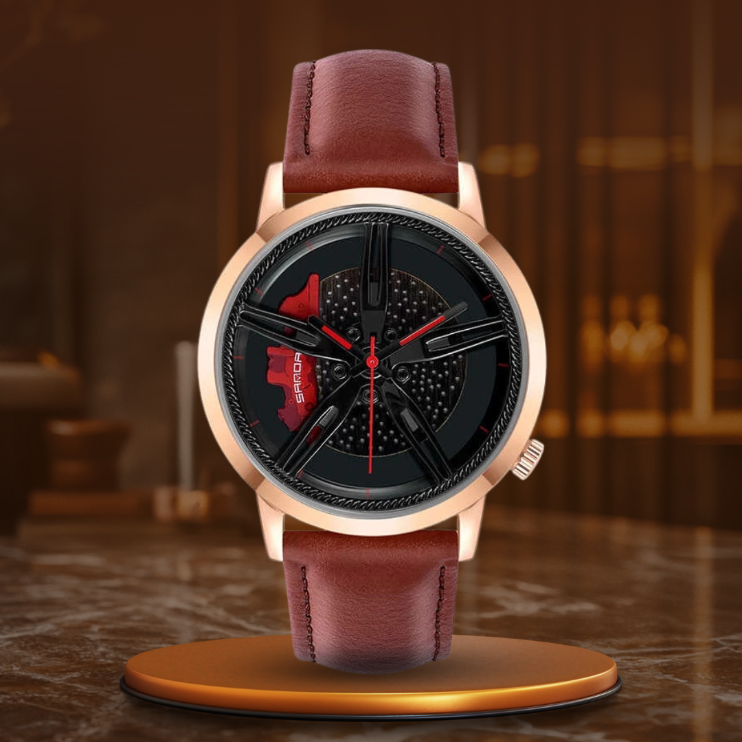 Roterende Hub Ur Quartz Ur