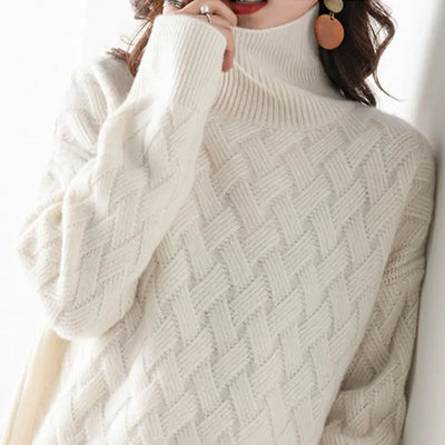 Camila | Rullekrave sweater – blød & varm til efterår/vinter trøje
