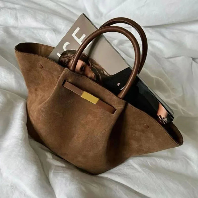 Emma – Elegant Læder Tote Taske til Dame