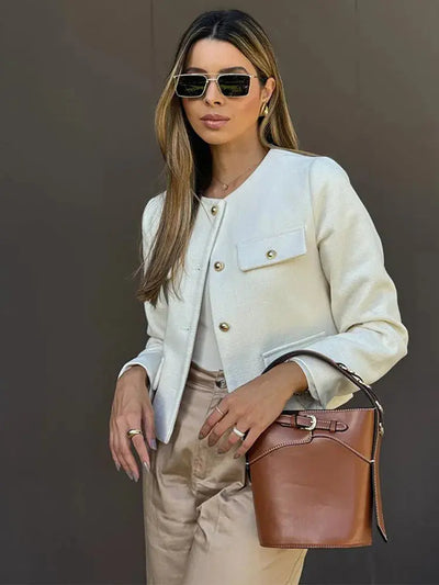Susie | Classic Tweed Blazer Til Dame