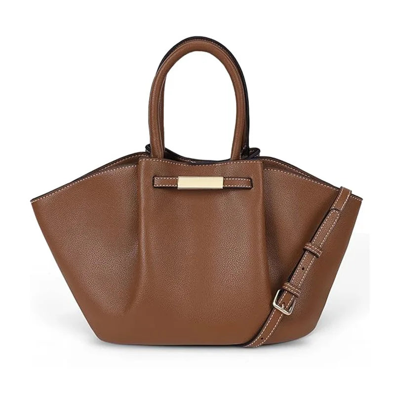 Emma – Elegant Læder Tote Taske til Dame
