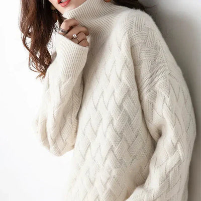 Camila | Rullekrave sweater – blød & varm til efterår/vinter trøje