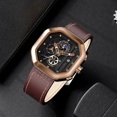 Luksus Kvarts Chronograf Ur