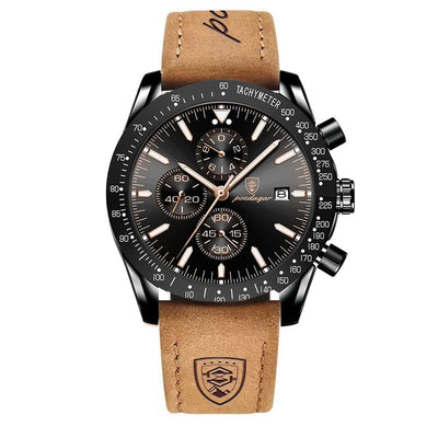 Lysende Dato Chronograf Ur