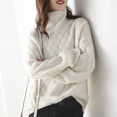 Camila | Rullekrave sweater – blød & varm til efterår/vinter trøje