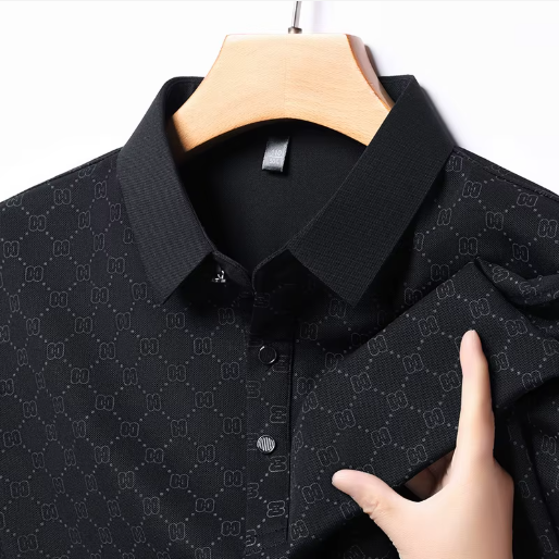 Åndbar og afslappet luksus-poloshirt - Parsido