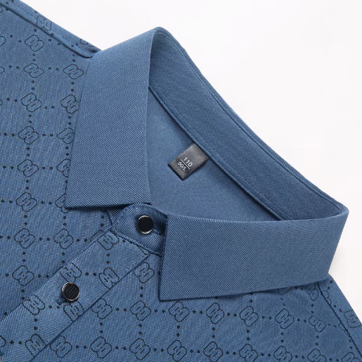 Åndbar og afslappet luksus-poloshirt - Parsido