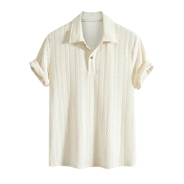 Casual Luxe Jacquard Polo - Parsido