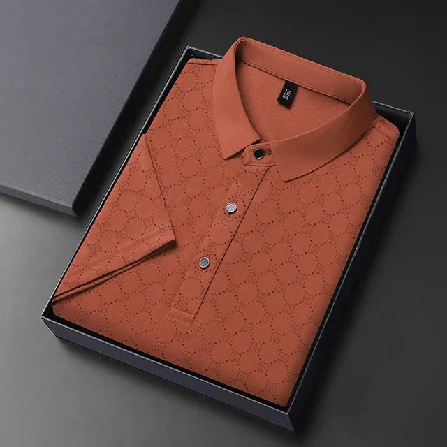 Åndbar og afslappet luksus-poloshirt - Parsido