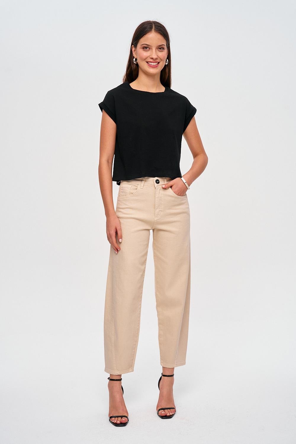 Lea | Denim Trendy Baggy Balloon Jeans Dame Bukser