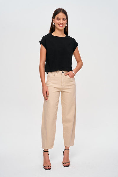 Lea | Denim Trendy Baggy Balloon Jeans Dame Bukser