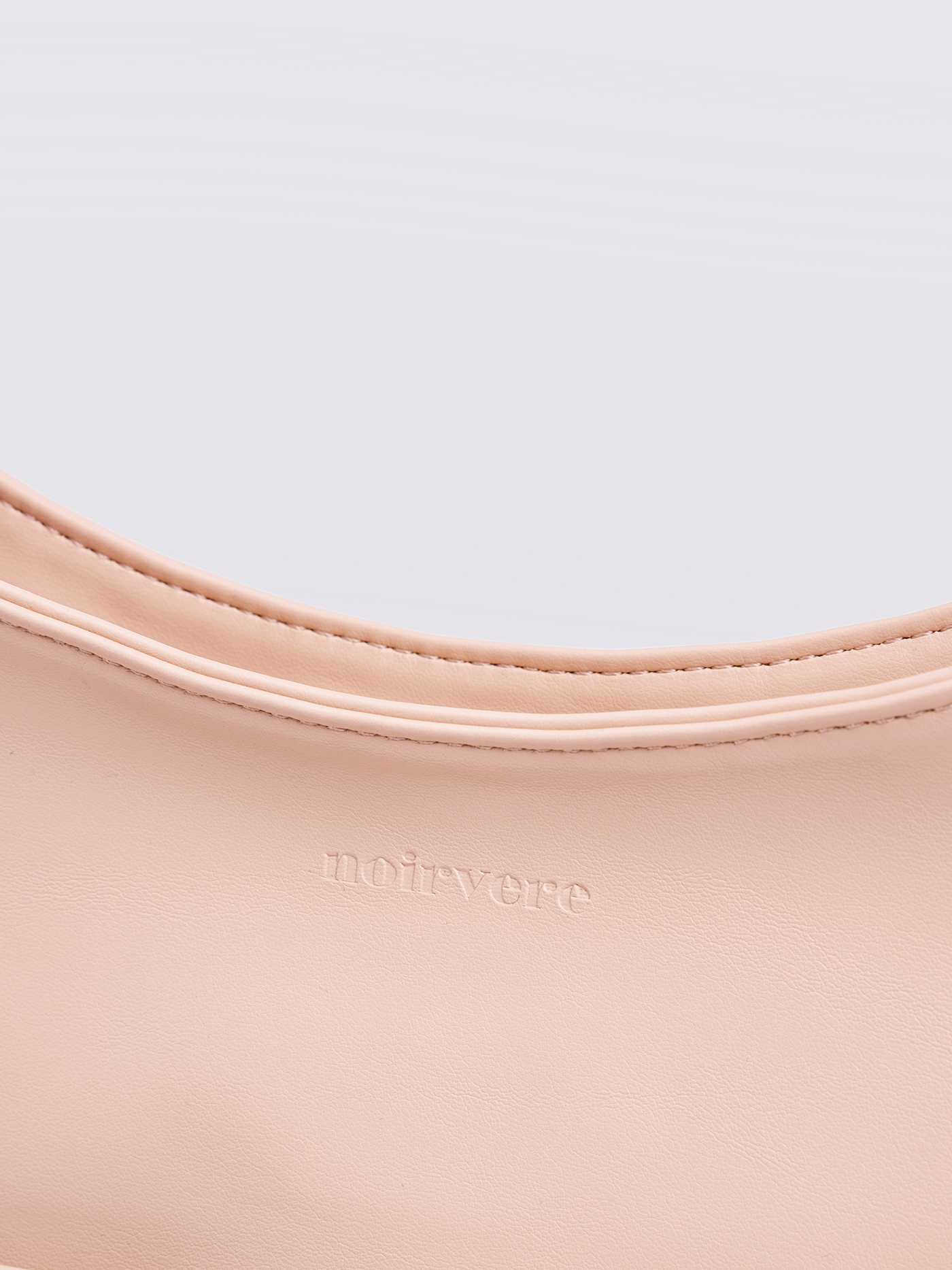 Minimalistisk Vegan Læder Hobo Skuldertaske