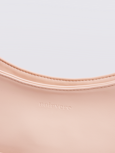 Minimalistisk Vegan Læder Hobo Skuldertaske