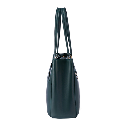 Elegant Borsa Tote i Lilla Læder til Laptop