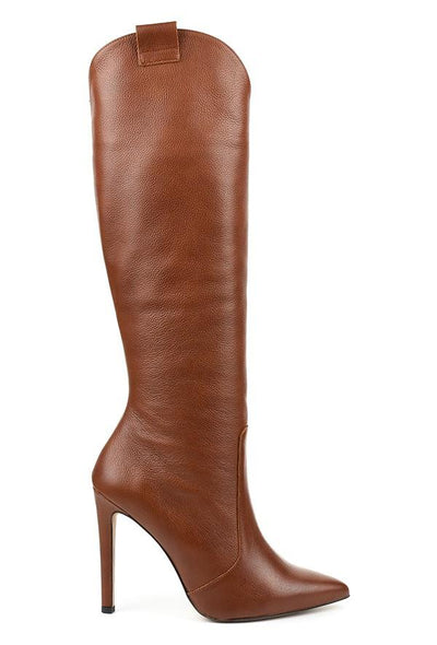Valentina | Høje Støvler Elegant Suede Støvler Med Højhælede