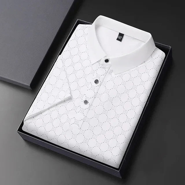 Åndbar og afslappet luksus-poloshirt - Parsido